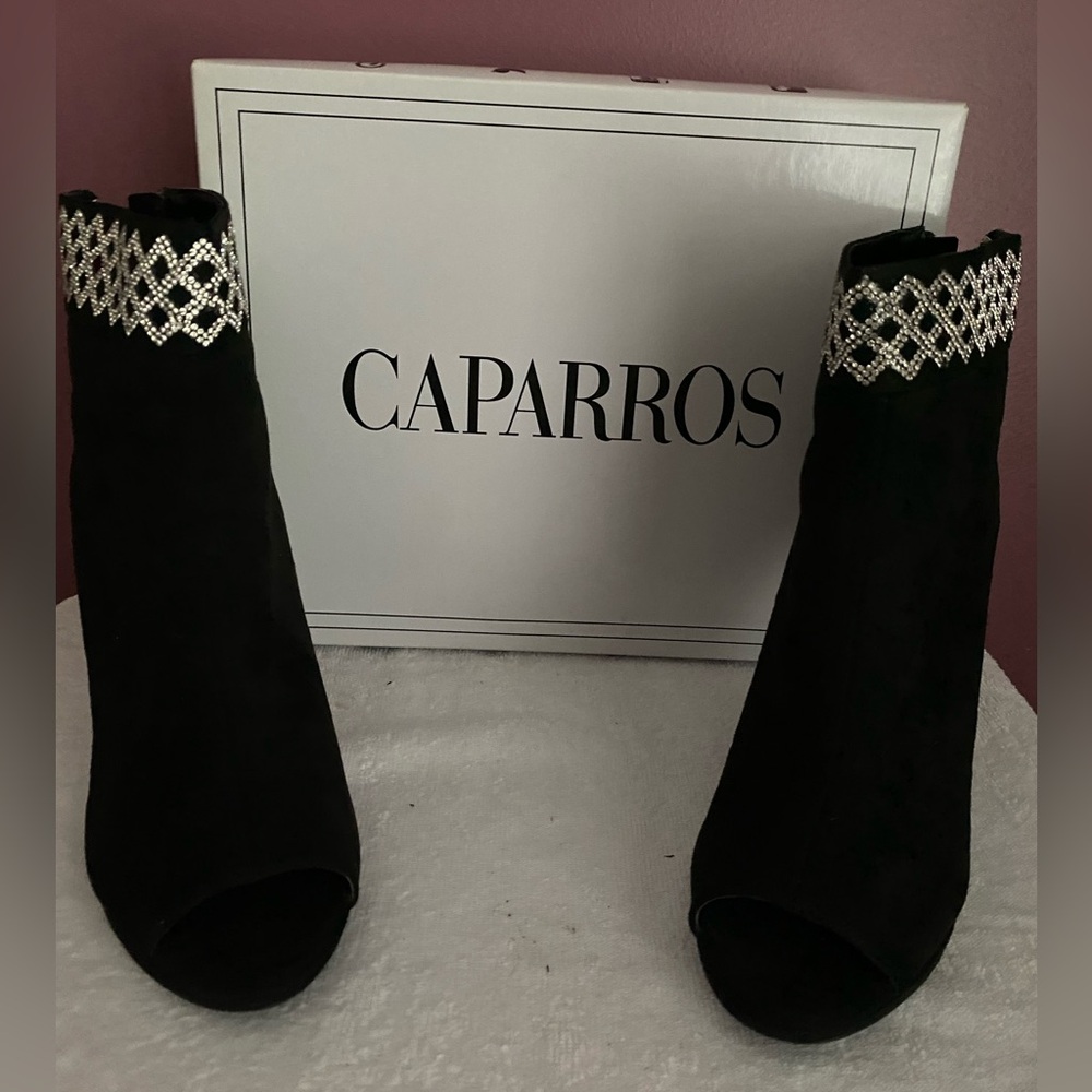 Caparros suede ankle bootie